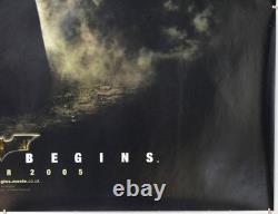 BATMAN BEGINS (2005) Original Cinema Quad Film Poster (Teaser) Christian Bale