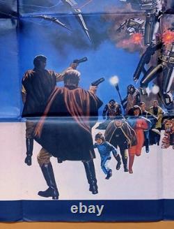 BATTLESTAR GALACTICA (1978) original UK quad poster Tanenbaum art sci-fi