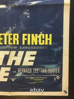 BATTLE OF THE RIVER PLATE 1956 Original Cinema UK Quad Movie POSTER Variant RARE