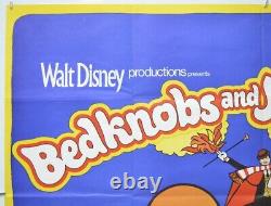BEDKNOBS AND BROOMSTICKS (1971) Original Cinema Quad Movie Poster Walt Disney