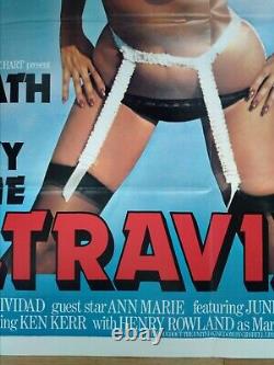 BENEATH THE VALLEY OF THE ULTRAVIXENS (1979) original UK quad poster -RUSS MEYER