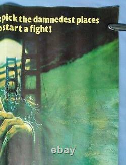 BIG TROUBLE IN LITTLE CHINA (1986) original UK QUAD POSTER awesome Bysouth art