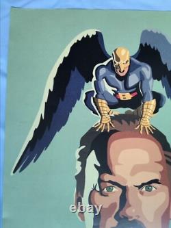BIRDMAN (2014) rare original'Art Style' UK d/s quad movie poster Michael Keaton