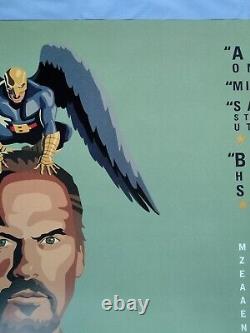 BIRDMAN (2014) rare original'Art Style' UK d/s quad movie poster Michael Keaton