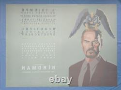 BIRDMAN (2014) rare original'Art Style' UK d/s quad movie poster Michael Keaton