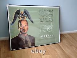 BIRDMAN (2014) rare original'Art Style' UK d/s quad movie poster Michael Keaton