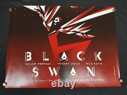 BLACK SWAN (2010) Original Quad Cinema Poster DARREN ARONOFSKY Natalie Portman