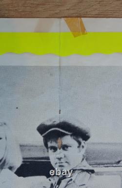 BONNIE AND CLYDE (1967) original quad movie poster Warren Beatty, Faye Dunaway