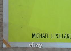 BONNIE AND CLYDE (1967) original quad movie poster Warren Beatty, Faye Dunaway