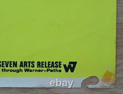 BONNIE AND CLYDE (1967) original quad movie poster Warren Beatty, Faye Dunaway