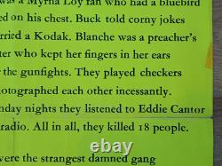 BONNIE AND CLYDE (1967) original quad movie poster Warren Beatty, Faye Dunaway