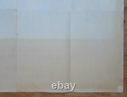 BONNIE AND CLYDE (1967) original quad movie poster Warren Beatty, Faye Dunaway