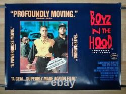 BOYZ N THE HOOD (1991) original rolled quad movie poster Cuba Gooding Ice Cube