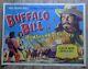 Buffalo Bill 1952 Original Uk Quad Film Poster Western Cowboys