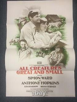 BULK DEALER LOT ALL CREATURES GREAT AND SMALL 1975 Original Film Posters x 198