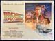 Back To The Future 40th Anniversary Quad Movie Cinema Poster