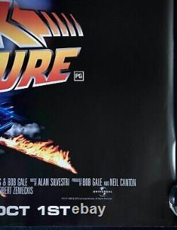 Back to the Future 25th Anniversary RR Original Quad Movie Poster Michael J Fox