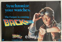 Back to the Future II 1989 Original Teaser UK Quad Movie Poster 30 X 40 inches