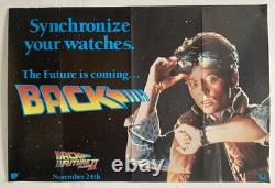 Back to the Future II 1989 Original Teaser UK Quad Movie Poster 30 X 40 inches