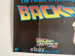 Back to the Future II 1989 Original Teaser UK Quad Movie Poster 30 X 40 inches