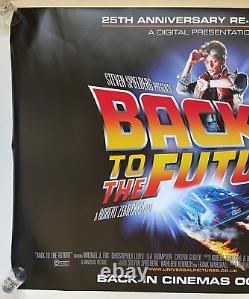 Back to the Future Original Quad Movie Poster 25 Anniversary Reissue 2010
