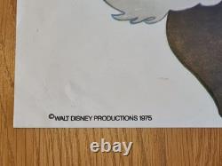 Bambi 1975 Original Re Release UK Cinema Quad movie poster Walt Disney