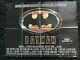 Batman, Quad Poster, 1989, Jack Nicholson, Michael Keaton