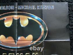 Batman, Quad Poster, 1989, Jack Nicholson, Michael Keaton