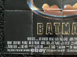 Batman, Quad Poster, 1989, Jack Nicholson, Michael Keaton