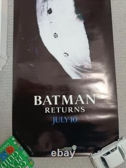 Batman Returns (1992) Original UK Cinema Door Posters Complete 3-Poster Set