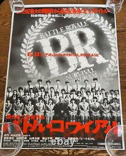 Battle Royale (?) Original Release B2 Japanese Movie Poster 2000