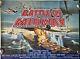 Battle Of Midway Original Quad Movie Poster Charlton Heston Henry Fonda 1976