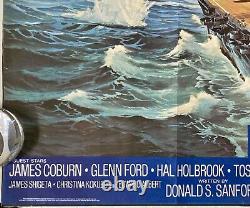 Battle of Midway Original Quad Movie Poster Charlton Heston Henry Fonda 1976