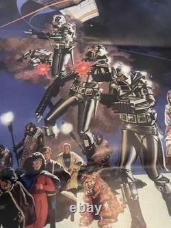 Battlestar Galactica Original Quad Movie Film Poster, UK, 1978 40x30 inches