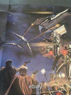 Battlestar Galactica Original Quad Movie Film Poster, UK, 1978 40x30 inches