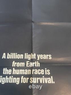 Battlestar Galactica Original Quad Movie Film Poster, UK, 1978 40x30 inches