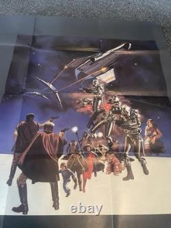 Battlestar Galactica Original Quad Movie Film Poster, UK, 1978 40x30 inches