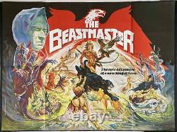 Beastmaster ORIGINAL Quad Movie Cinema Poster Marc Singer Don Coscarelli 1982