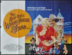 Best Little Whorehouse In Texas'82 Orig 30x40 Uk Quad Movie Poster Dolly Parton