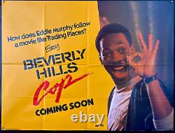 Beverly Hills Cop (1984) Original vintage advanced UK quad movie poster