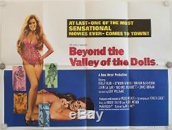 Beyond The Valley Of The Dolls Original Uk Quad Film Poster Russ Meyer