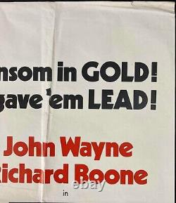 Big Jake Original Quad Movie Cinema Poster John Wayne Maureen O'Hara 1972