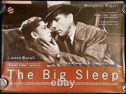 Big Sleep Original Quad Movie Poster Humphrey Bogart John Huston RR