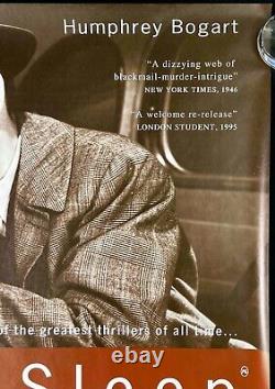Big Sleep Original Quad Movie Poster Humphrey Bogart John Huston RR