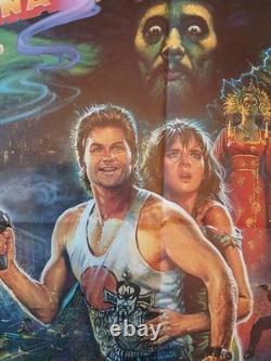 Big Trouble in Little China (1986) ORIGINAL UK Quad Movie Poster Brian Bysouth