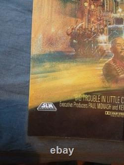 Big Trouble in Little China (1986) ORIGINAL UK Quad Movie Poster Brian Bysouth