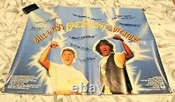 Bill And Ted's Excellent Adventure Original UK Quad Movie Cinema Poster 1989