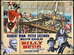 Billy Budd Original Quad Movie Cinema Poster Peter Ustinov Terence Stamp 1962