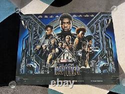 Black Panther 2018 Quad Original Poster