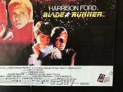 Blade Runner (1982) Original/Vintage Movie Poster on 40 x 30-British Quad NM